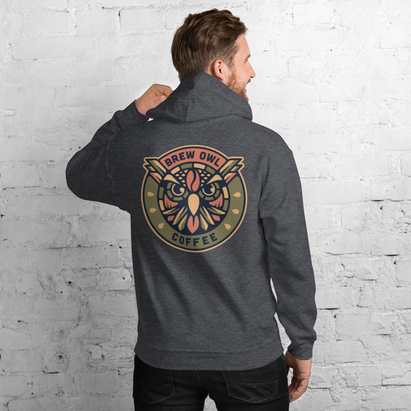 Brew Owl Coffee Unisex Hoodie