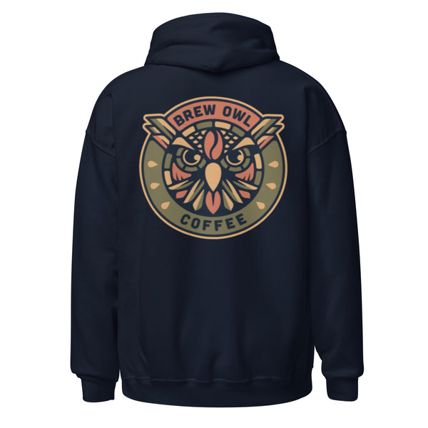 Brew Owl Coffee Unisex Hoodie