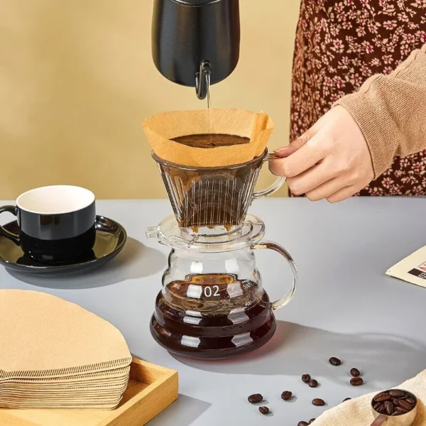 100 Pcs/set Coffee Filter Paper 101